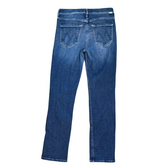 MOTHER The Mid Rise Dazzler Ankle in On The Edge Medium Blue Wash Size 27 - Picture 3 of 14